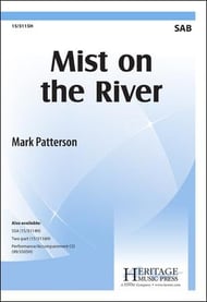 Mist on the River SAB choral sheet music cover Thumbnail